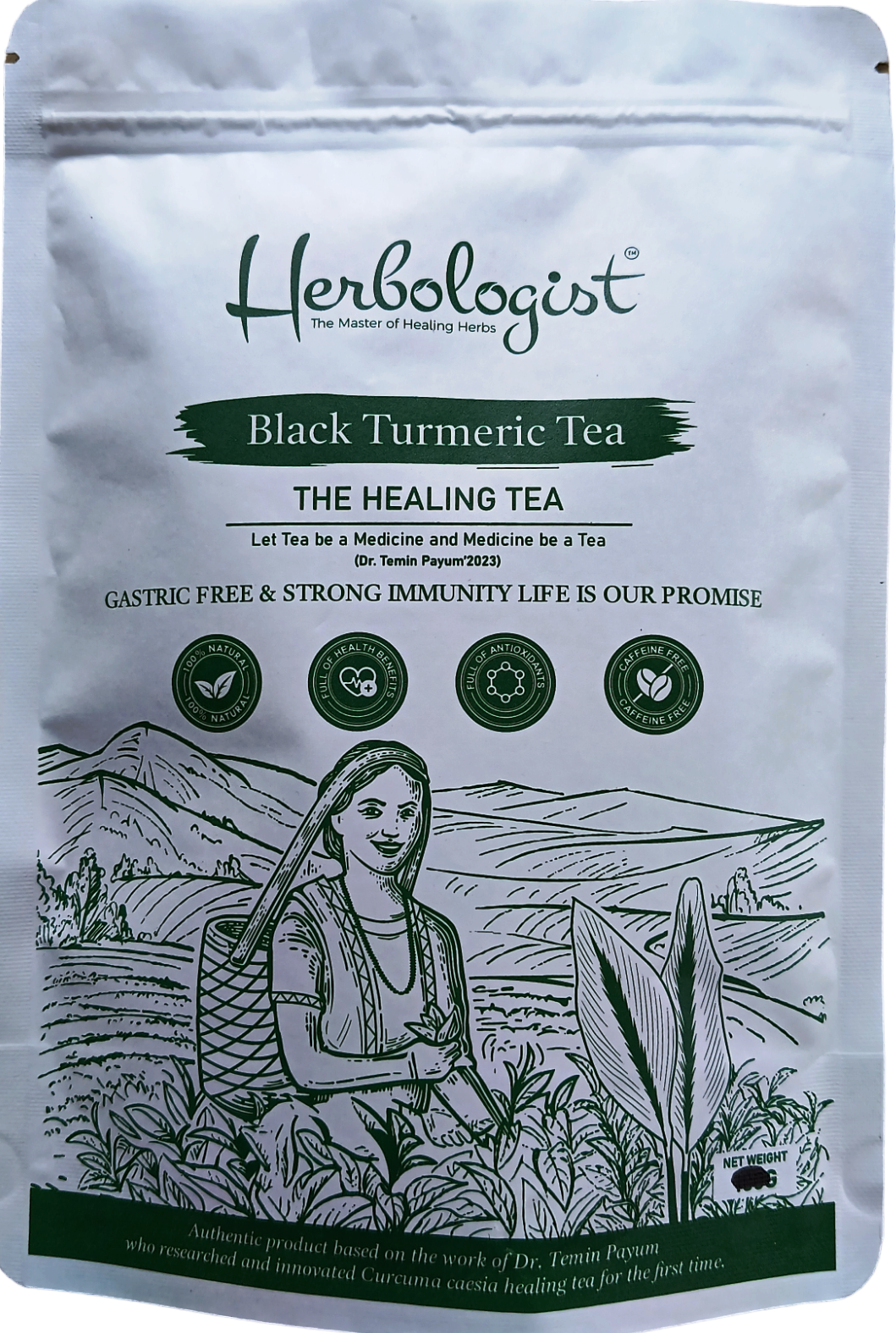 Black Turmeric Healing Herbal Tea